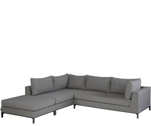 Exotan Sicilie Outdoor sofa - ash grey - venstrevendt