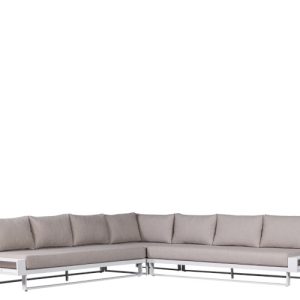 Exotan Flint Outdoor hjørnesofa - white / natural