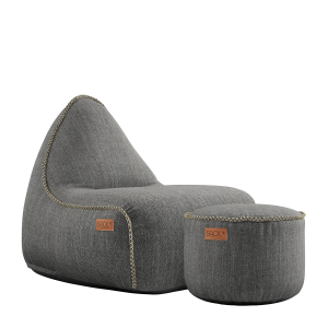 Cobana Lounge Chair & Pouf