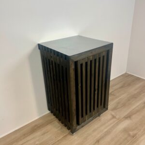 Altan Grillbord med Gasflaskeskjuler | Sortbejdset | 65.5 cm / Uden Topplade