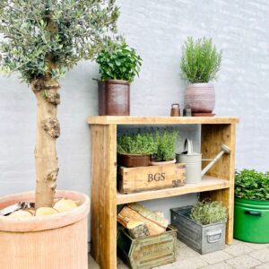 Emma Plantebord af Genbrugsplanker | 100 cm - Udendørs Olie