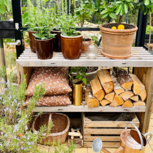 Plantebord af Traller | Brugte Traller | 100 cm / Med Topplade